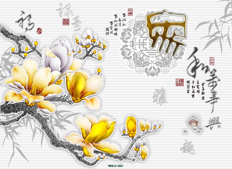 Hoa ngọc lan 3D MHL2-102